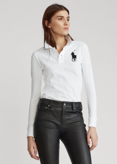 Dámské Polo Polo Ralph Lauren Skinny Fit Big Pony - 92507-PZSM